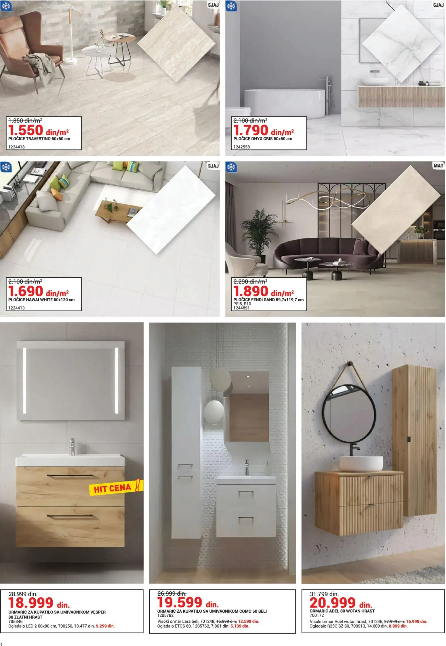 Emmezeta katalog - važi od 01.12.2025 | Strana: 4 | Proizvode: Ormar, Kupatilo, Ogledalo