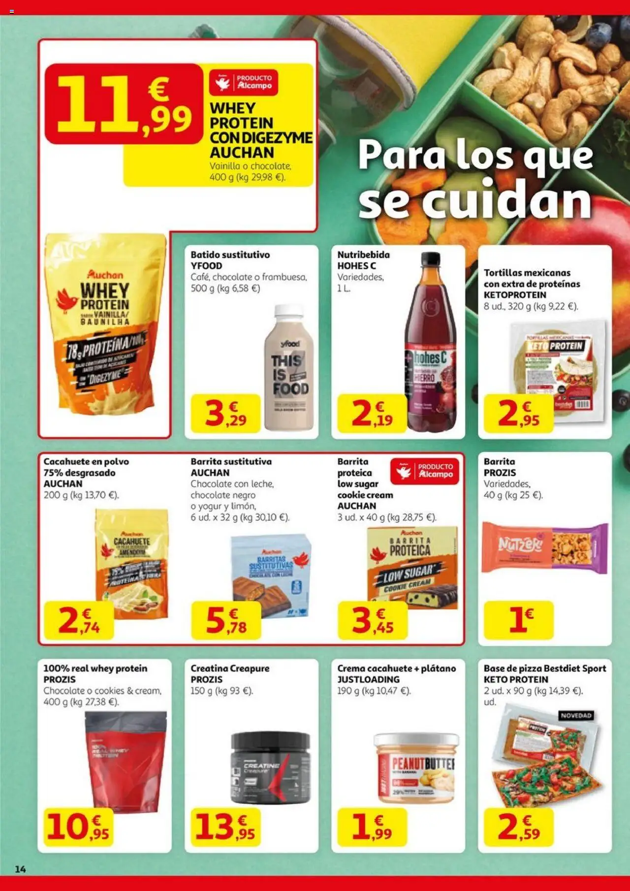 Alcampo - HG catalan  │ válido desde el 11.09.2025 | Página: 14 | Productos: Polvo, Chocolate, Pizza, Crema