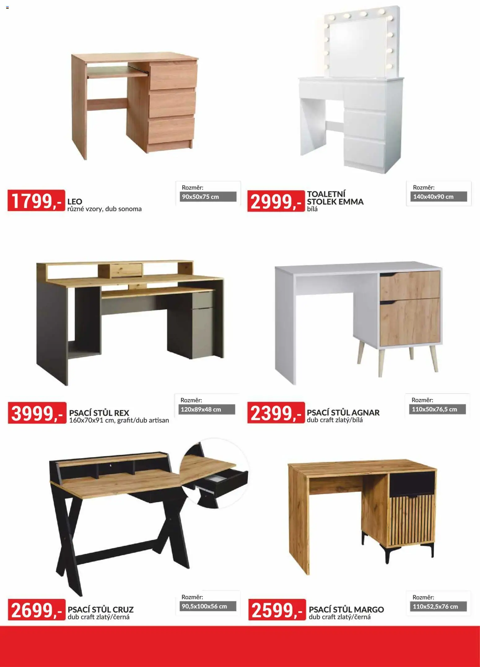 BAUMAX leták - Zařiďte si bydlení podle sebe od 01.03.2026 | Strana: 42 | Produkty: Stolek, Stůl, Psací stůl