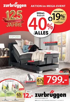 Zurbrüggen Mega- Event gültig ab dem 21.07.2025