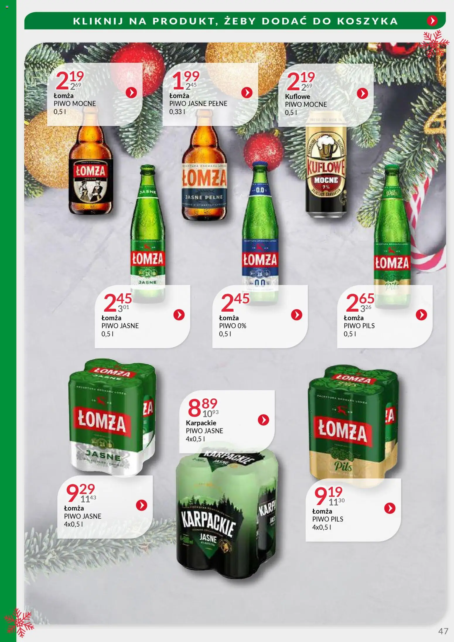 Eurocash Gazetka - Oferta Handlowa MR Południowy Wschód od 24.11.2025 | Strona: 47 | Produkty: Karp, Piwo