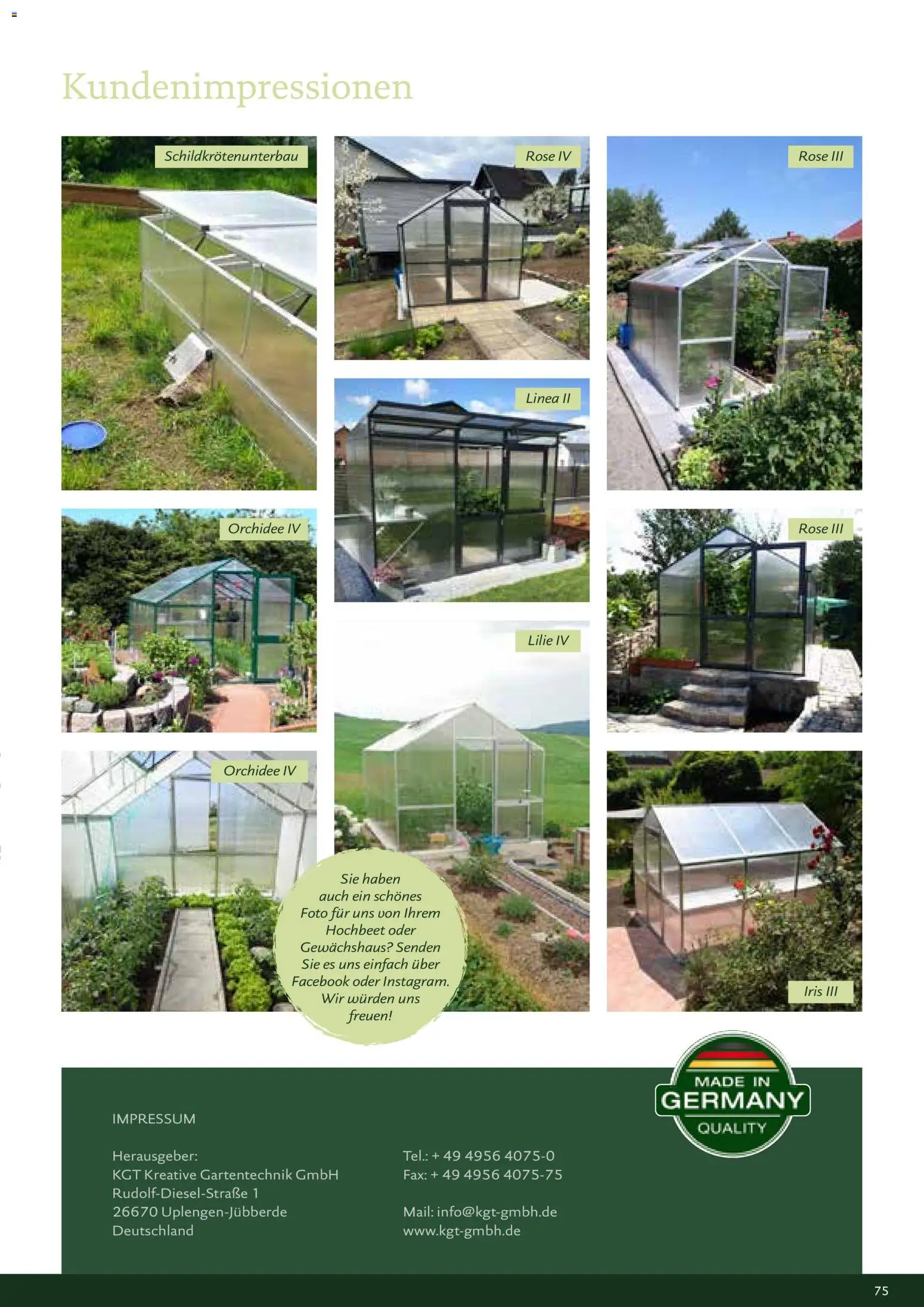 Dehner KGT – Kreative Gartentechnik – gültig ab 01.01.2026 | Seite: 75 | Produkte: Hochbeet, Orchidee