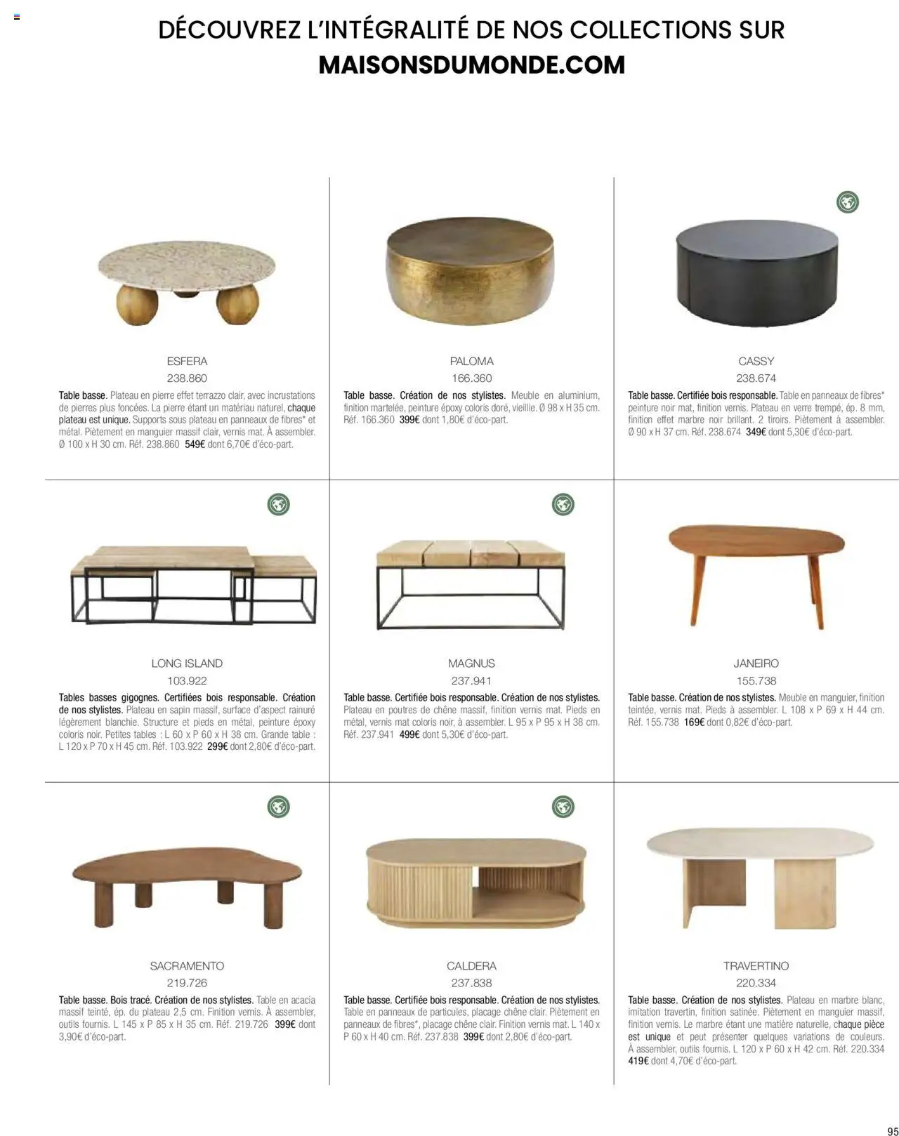 {H1} | Page: 97 | Produits: Plateau, Table