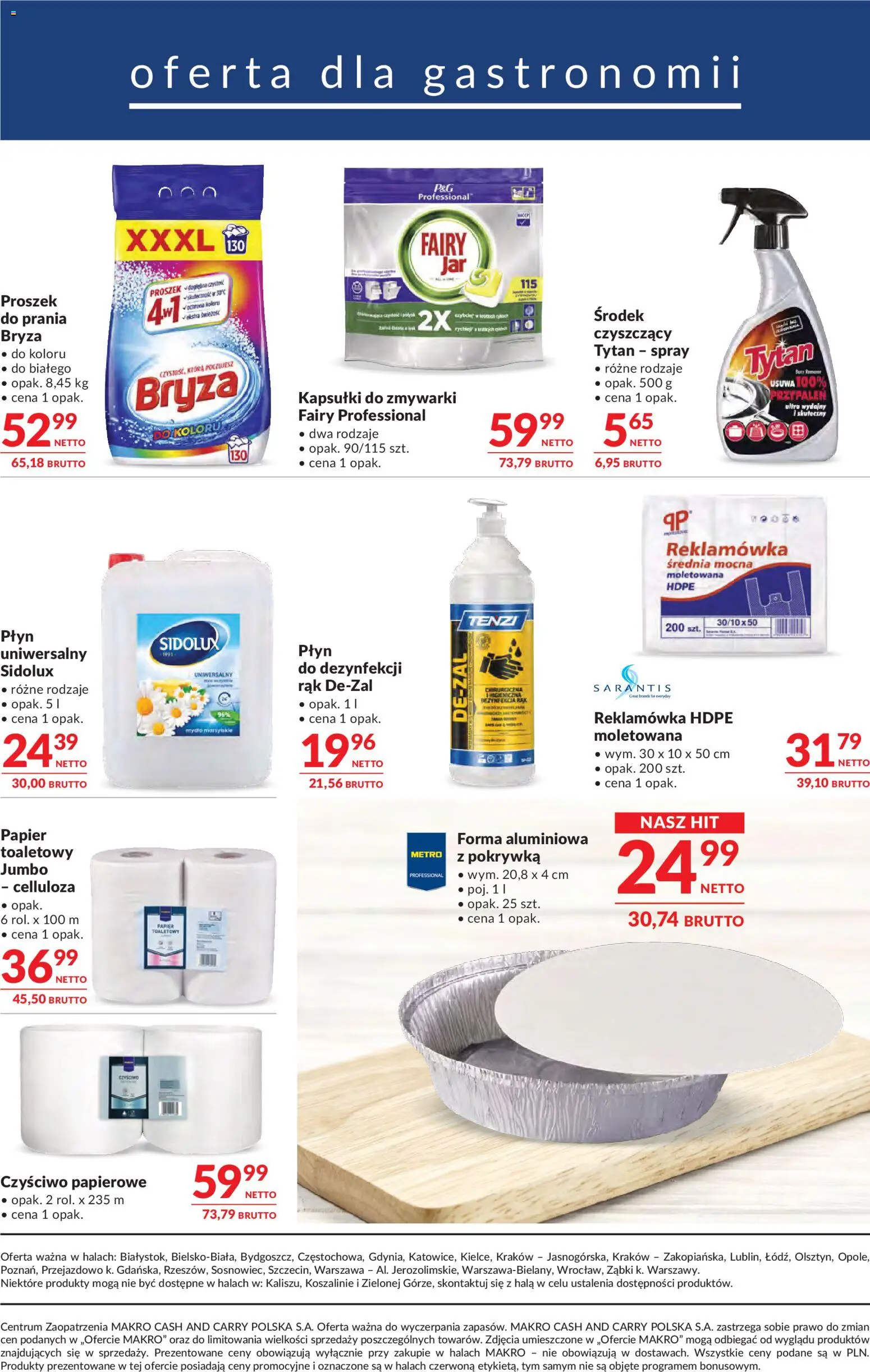 Makro Gazetka - Oferta dla gastronomii od 12.11.2025 | Strona: 10 | Produkty: Fairy, Kapsułki do zmywarki