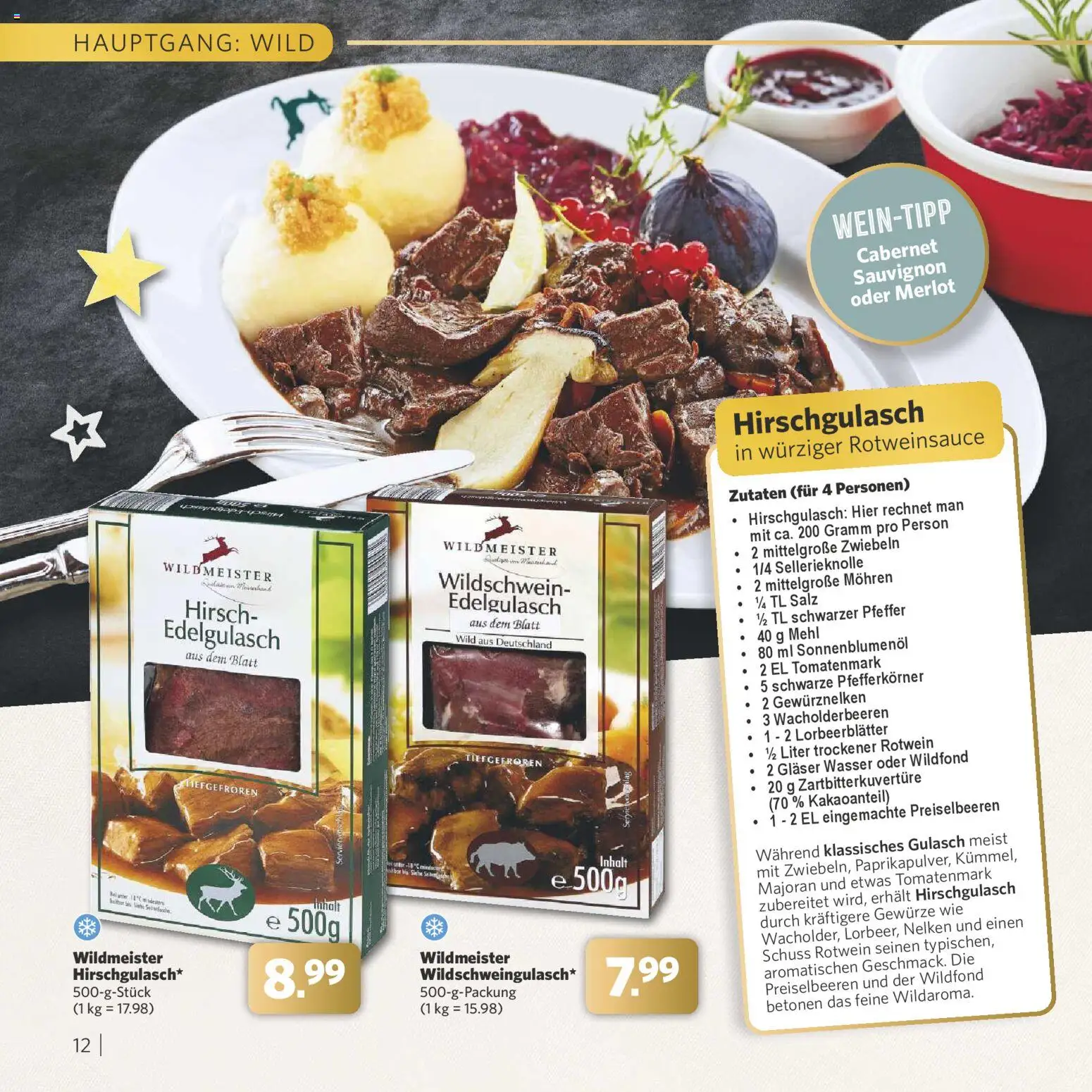 Combi - Festliche Momente – gültig ab 24.11.2025 | Seite: 12 | Produkte: Mehl, Mohren, Salz, Pfeffer