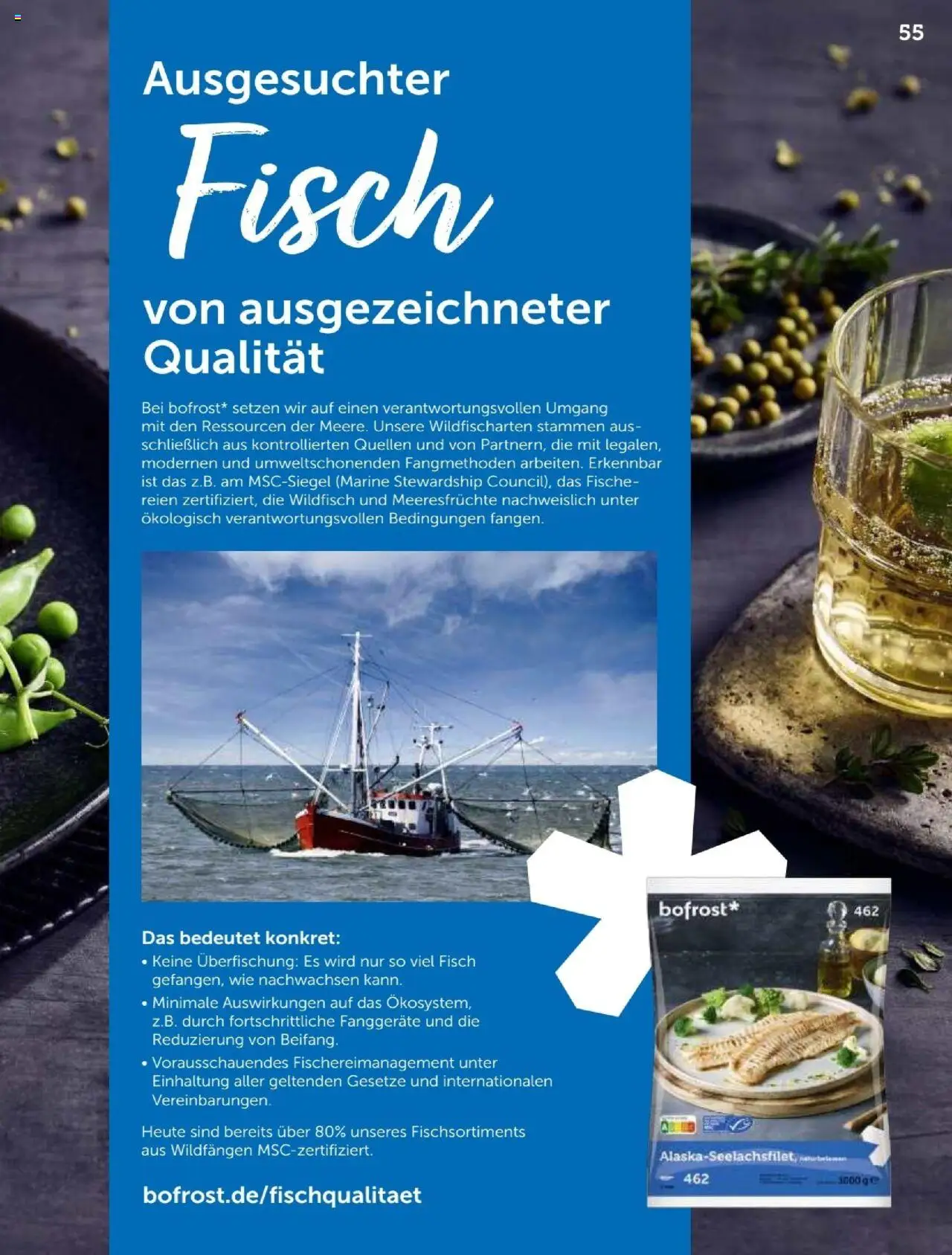 Bofrost Katalog – gültig ab 07.09.2025 | Seite: 55 | Produkte: Fisch, Meeresfrüchte