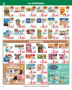 Anteprima del volantino Volantino Eurospar	 valido a partire dal 06.10.2025 | Pagina: 14 | Prodotti: Caffè, Riso, Crackers, Budino