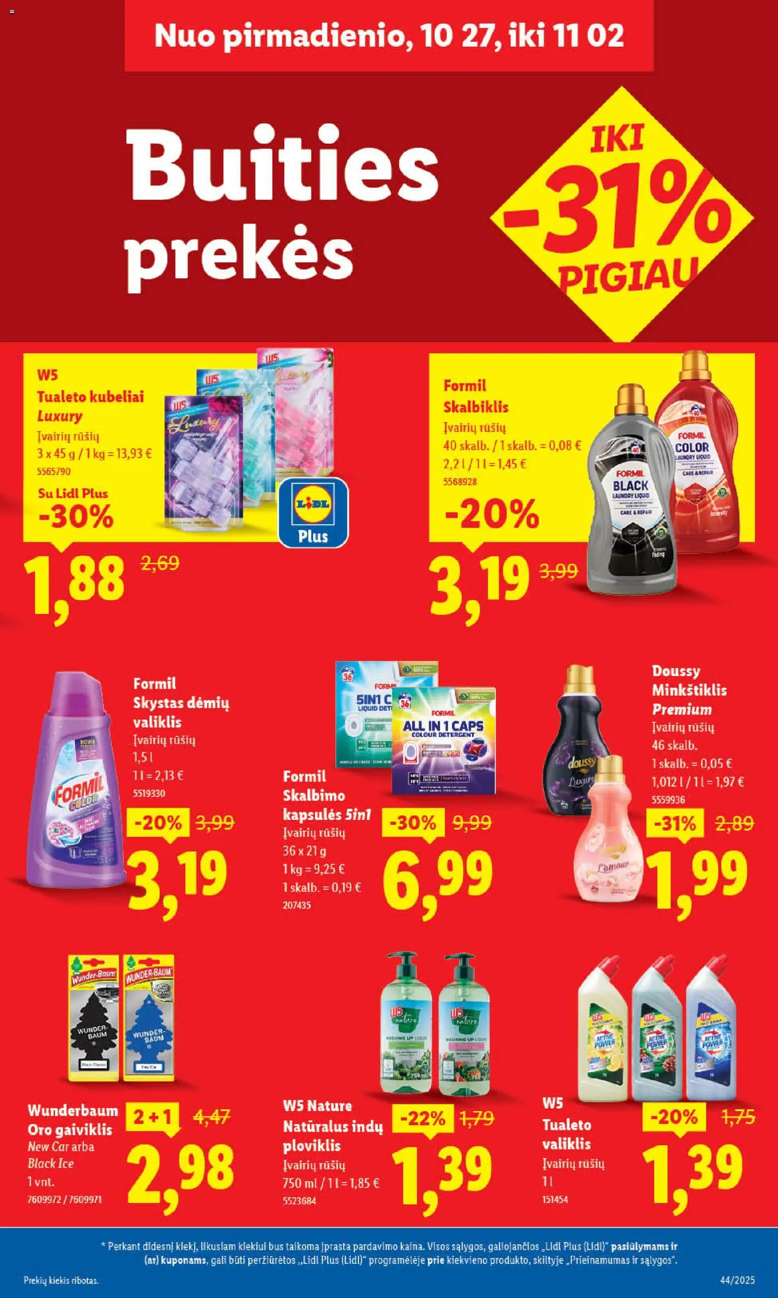 LIDL akcijos nuo 27.10.2025 | Puslapis: 43 | Prekių: Ploviklis