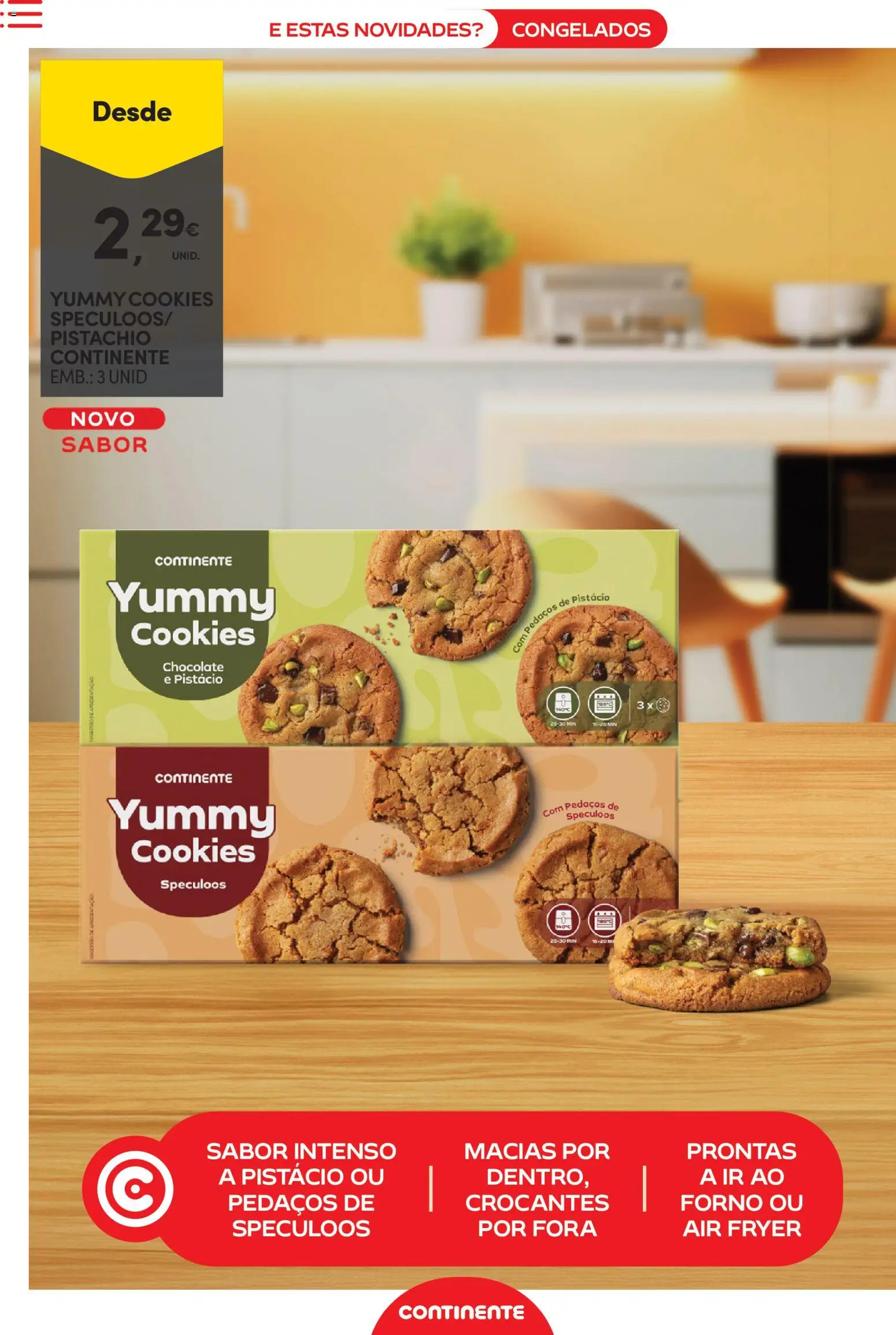 Continente - Novidades de que toda a gente gosta │ válido de 10.02.2026 | Página: 26 | Produtos: Forno, Air fryer, Chocolate