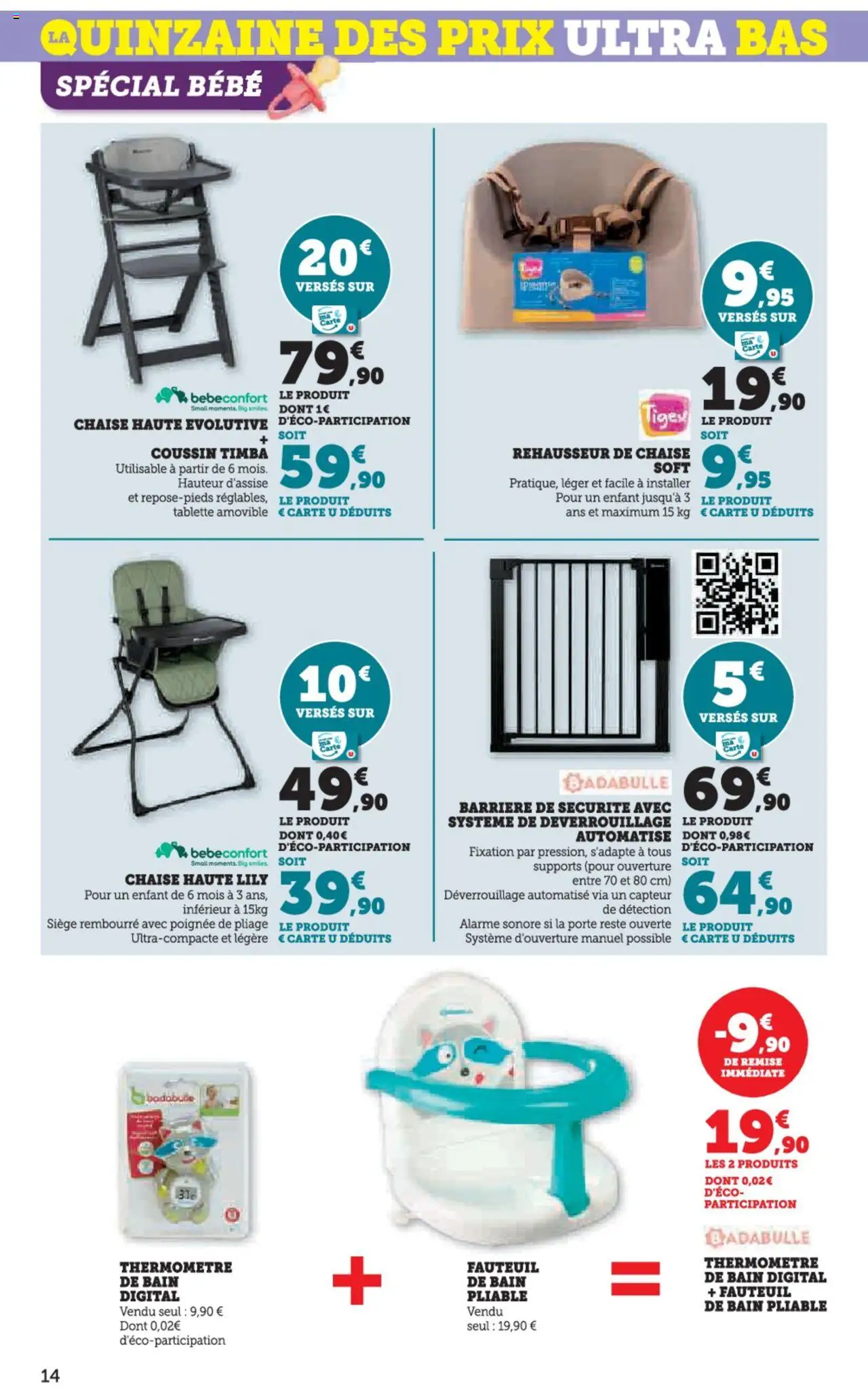  | Page: 14 | Produits: Porte, Rehausseur, Fauteuil, Barrière de sécurité