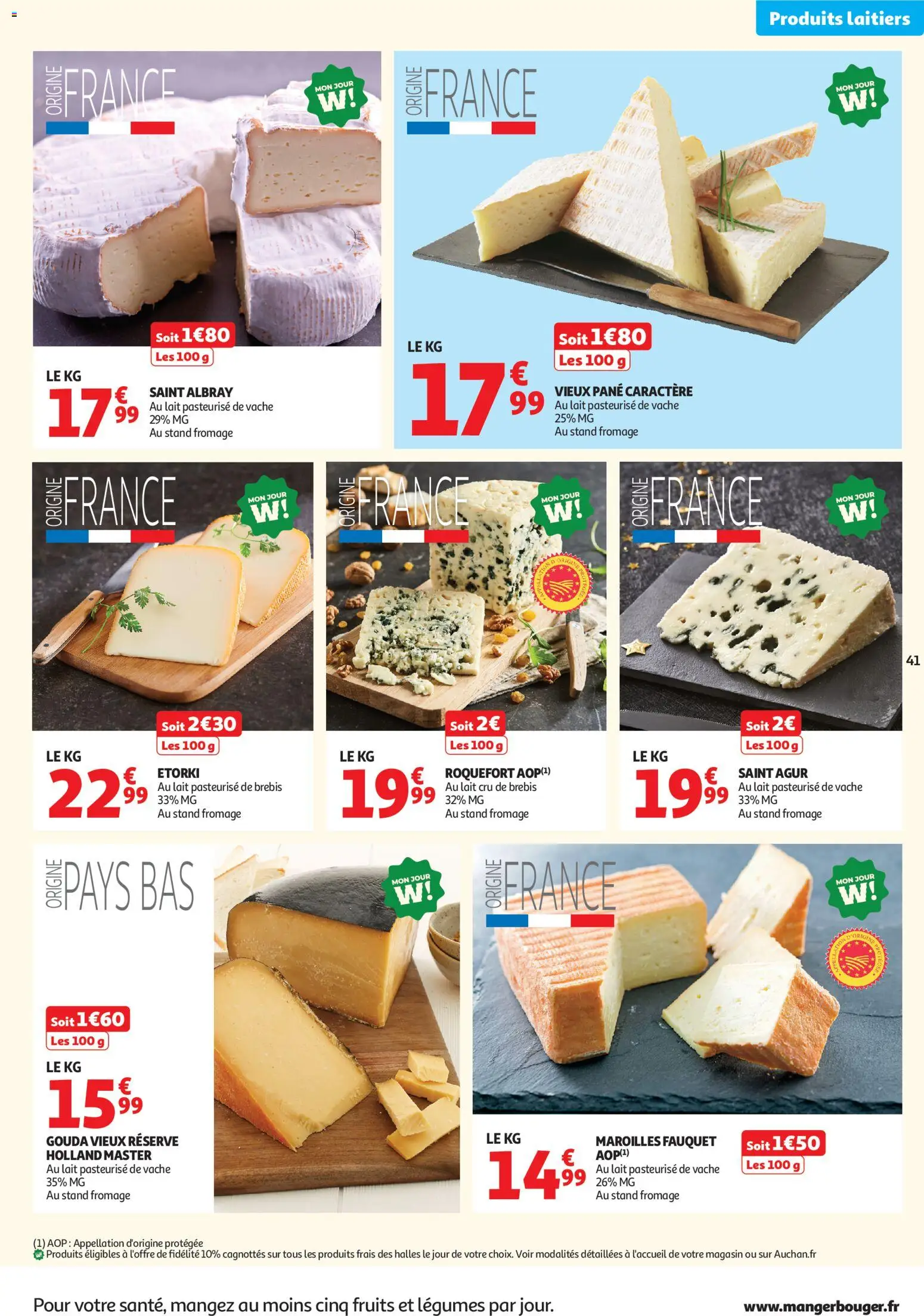 {H1} | Page: 41 | Produits: Lait, Fromage, Gouda