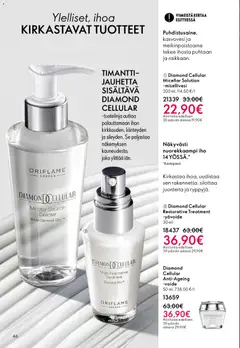Oriflame-mainoslehti voimassa 01.04.2026 alkaen | Sivu: 46 | Tuotteet: Misellivesi, Meikinpoistoaine, Yövoide