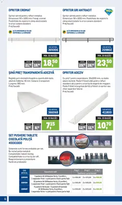 Ofertele Metro valabile de la 01.04.2026 | Pagină: 6 | Produse: Etajeră, Ciocolată, Adeziv