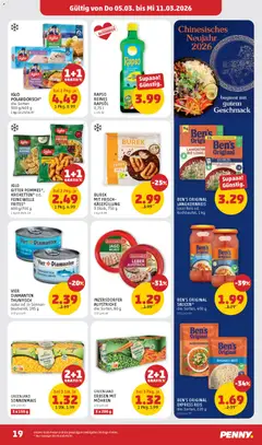 Penny Markt - Flugblatt ab 05.03.2026 gültig | Seite: 19 | Produkte: Wurst, Erbsen, Reis
