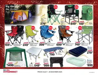 Pick n Pay specials catalogue – valid from 01.12.2025 | Page: 35 | Products: Backpack, Bag, Table, Chair