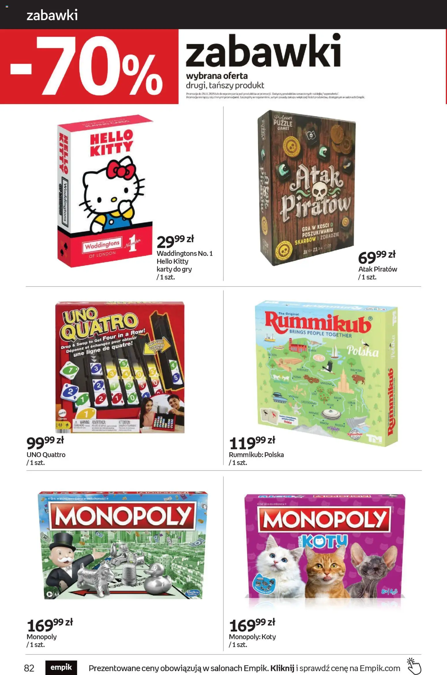 Empik Black Friday od 29.10.2025 | Strona: 82 | Produkty: Gra, Gry