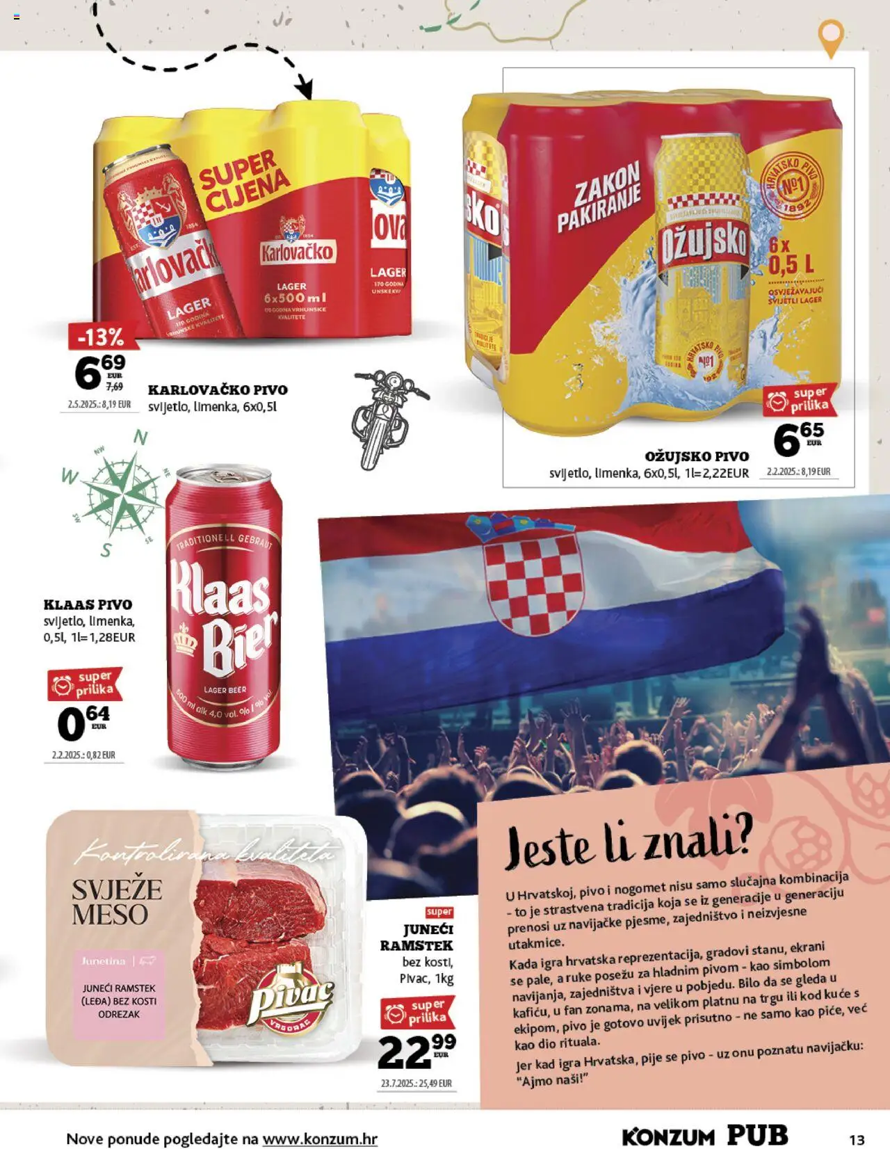 Konzum HR akciós ujság - amely érvényes a következő dátumtól: 15.09.2025 | Oldal: 13 | Termékek: Dió