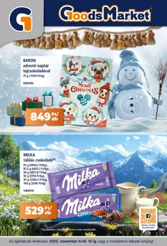 Goods Market Akciós újság - amely érvényes a következő dátumtól: 06.11.2025