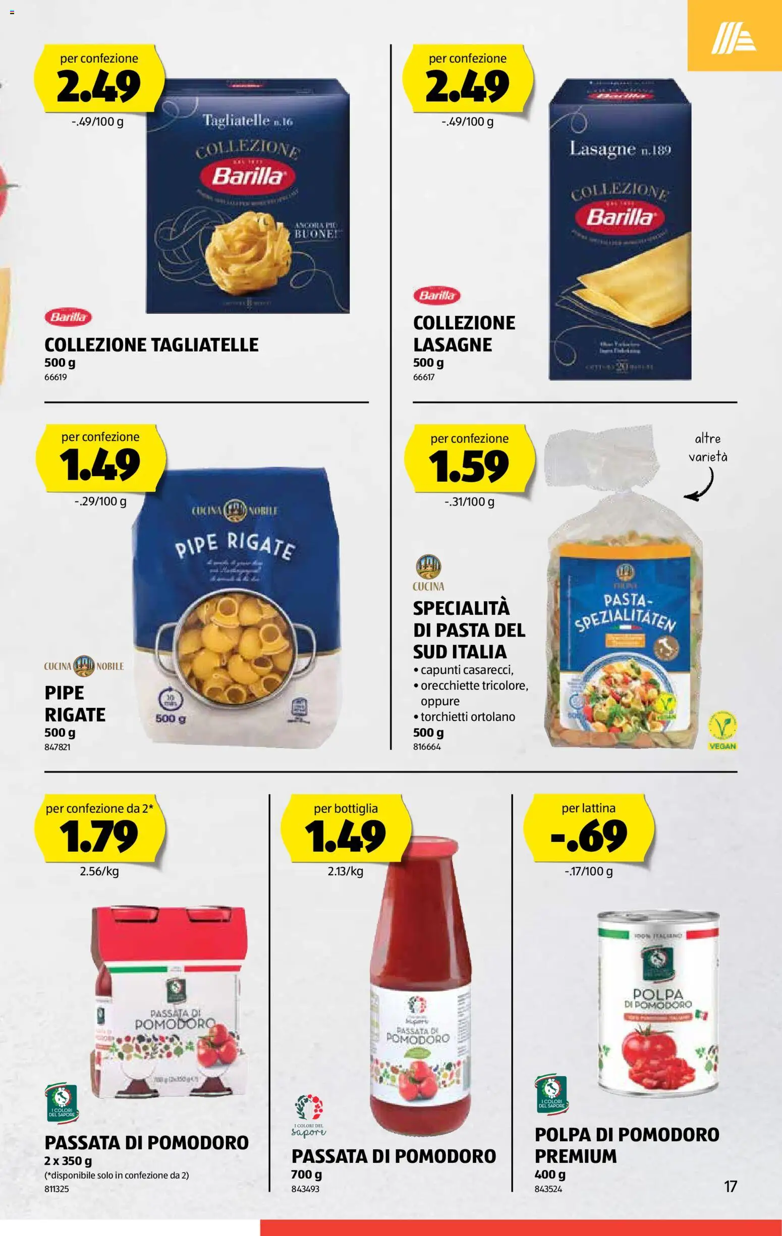 Aldi Aktionen IT – gültig ab 05.02.2026 | Seite: 18 | Produkte: Barilla, Pasta