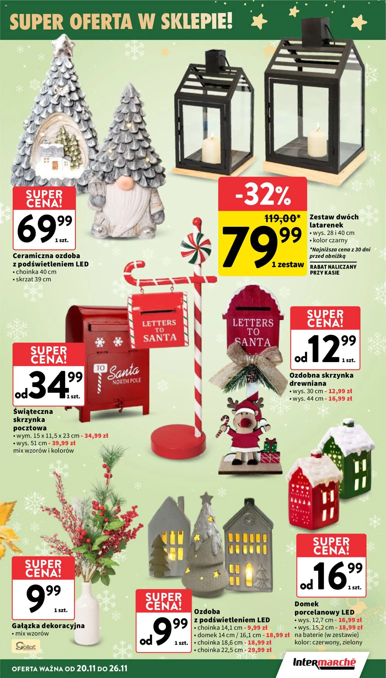 Intermarche Gazetka od 20.11.2025 | Strona: 13 | Produkty: Choinka, Baterie