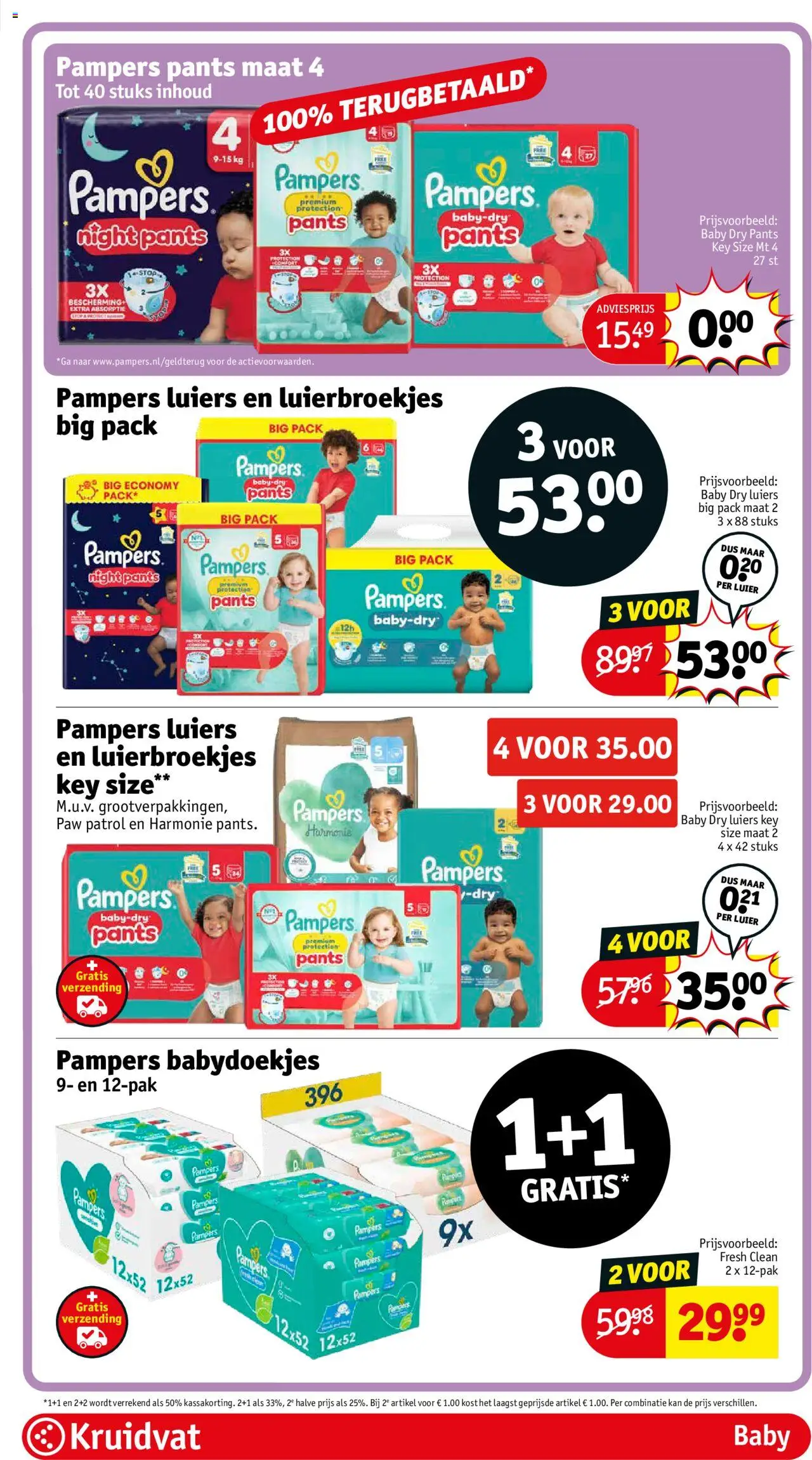  | Pagina: 46 | Producten: Kan, Pampers, Babydoekjes