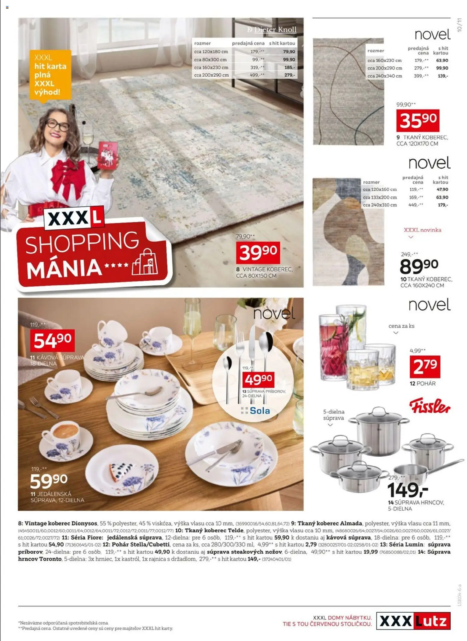 Nové XXXLutz akcie – leták je platný od 06.04.2026 | Strana: 11 | Produkty: Koberec