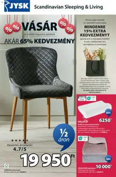 JYSK aktuális ajánlatok - amely érvényes a következő dátumtól: 06.08.2025