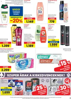 Spar akciós ujság - amely érvényes a következő dátumtól: 18.09.2025 | Oldal: 17 | Termékek: Kutyaeledel, Hajhab, Sampon, Hajlakk