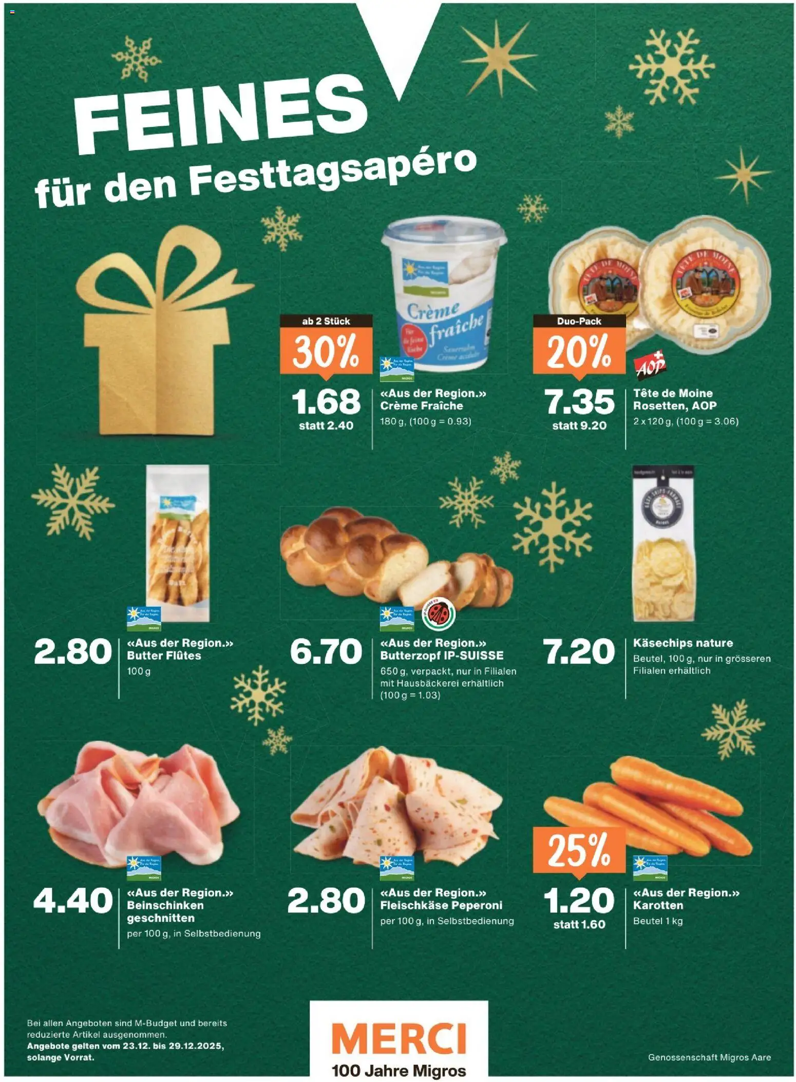 Migros Magazin – gültig ab 23.12.2025 | Seite: 35 | Produkte: Butter, Yumurta fırçası, Creme