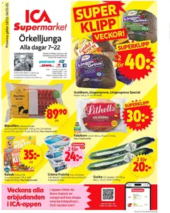 ICA Supermarket - Örkelljunga - Förhandsvisning av reklamblad från butik ICA Supermarket aktuell från 10.11.2025