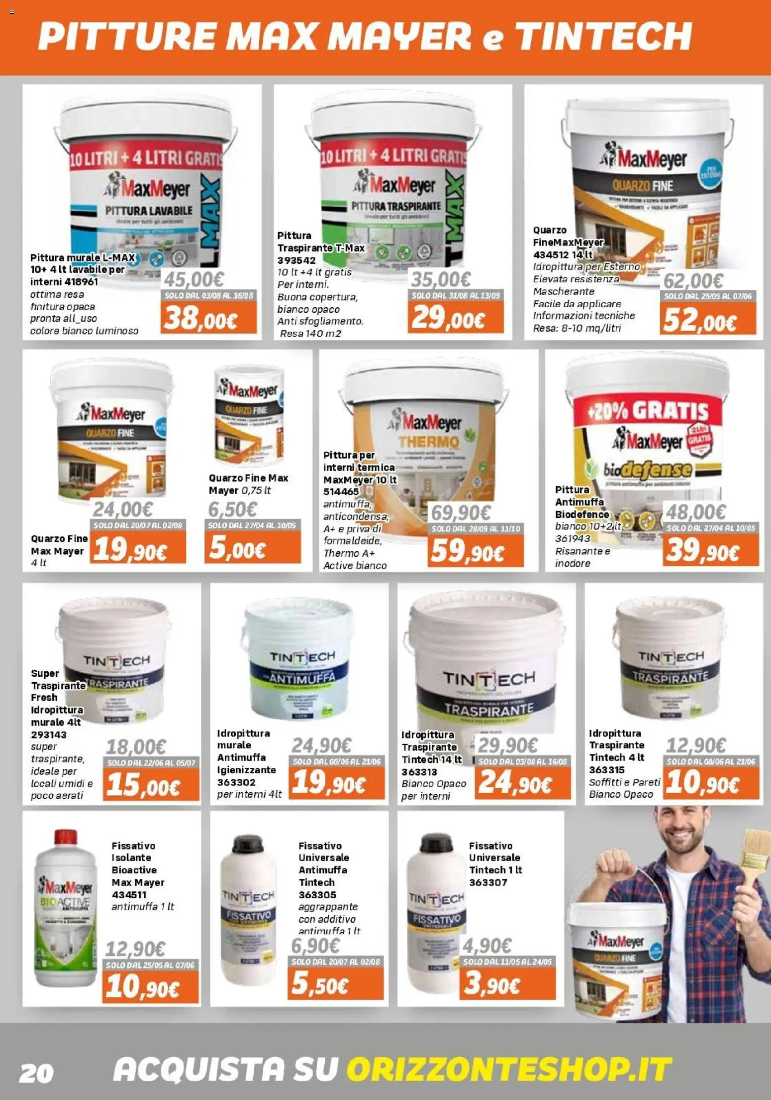 Volantino Orizzonte del 15.04.2026 | Pagina: 20 | Prodotti: Pittura