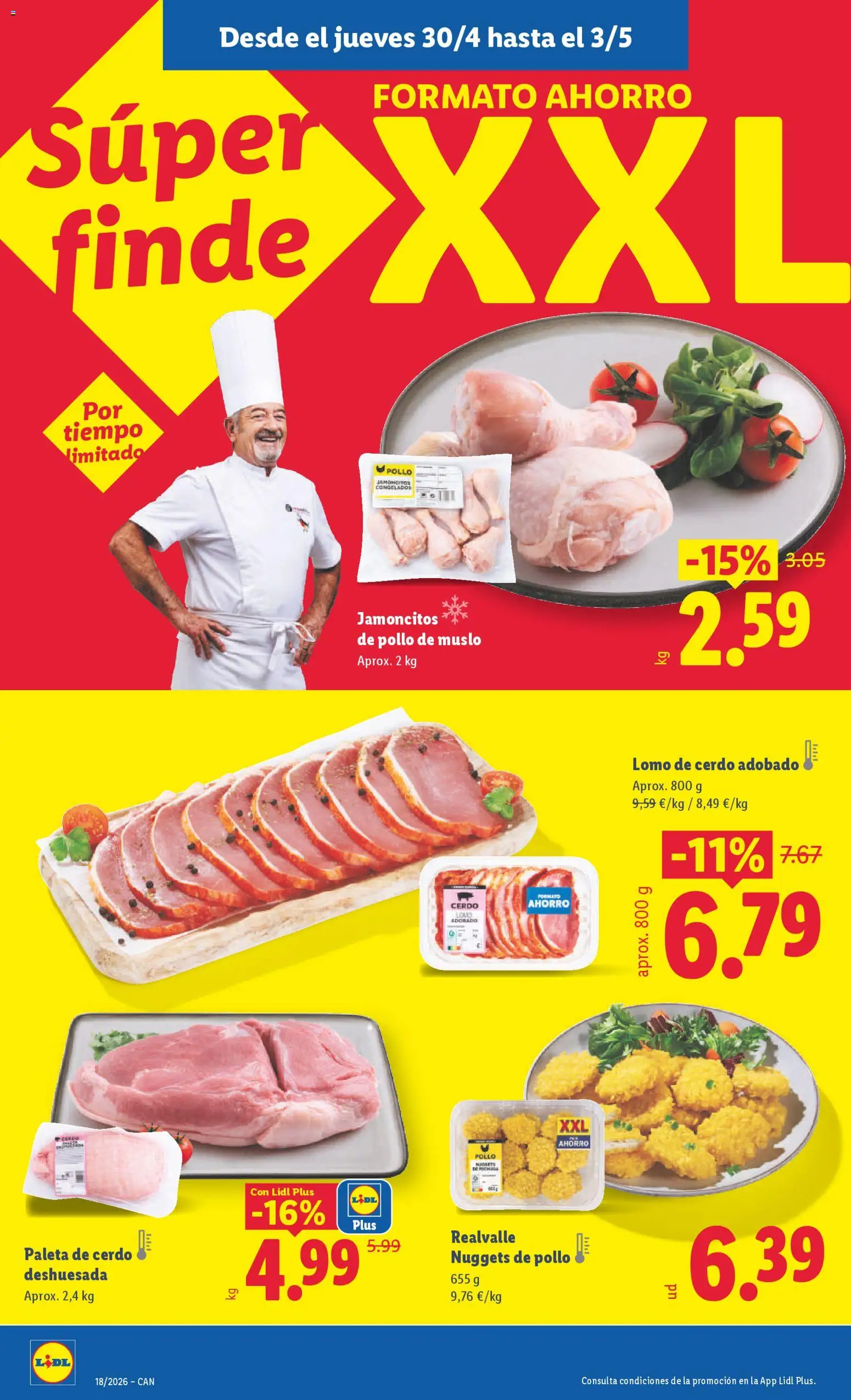 Lidl folleto │ válido desde el 27.04.2026 | Página: 30 | Productos: Cerdo, Congelador, Nuggets