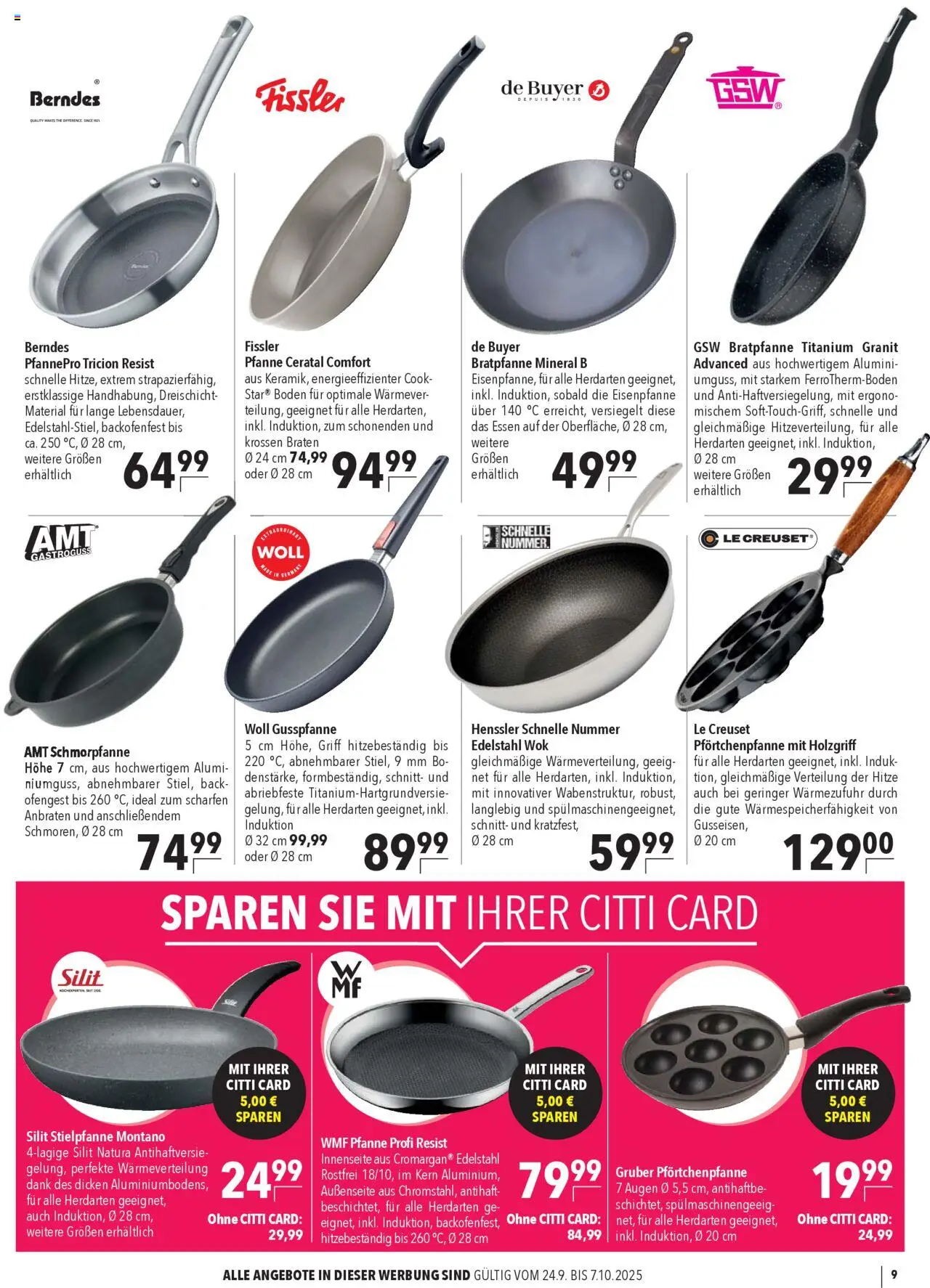 CITTI Markt Markenwelten – gültig ab 24.09.2025 | Seite: 9 | Produkte: Wok