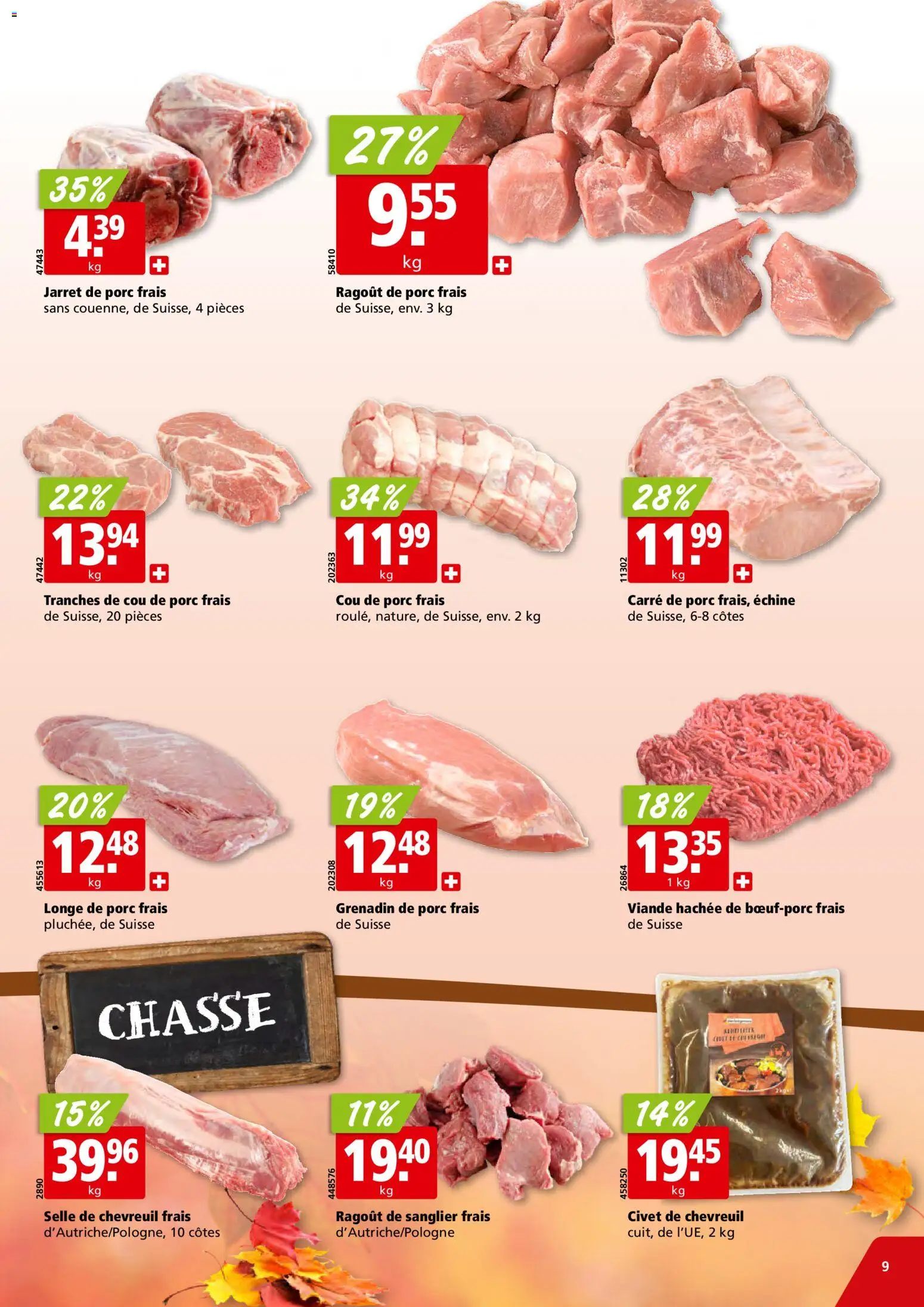 Aligro Aktionen Chavannes, Matran, Genève, Sion – gültig ab 17.11.2025 | Seite: 9