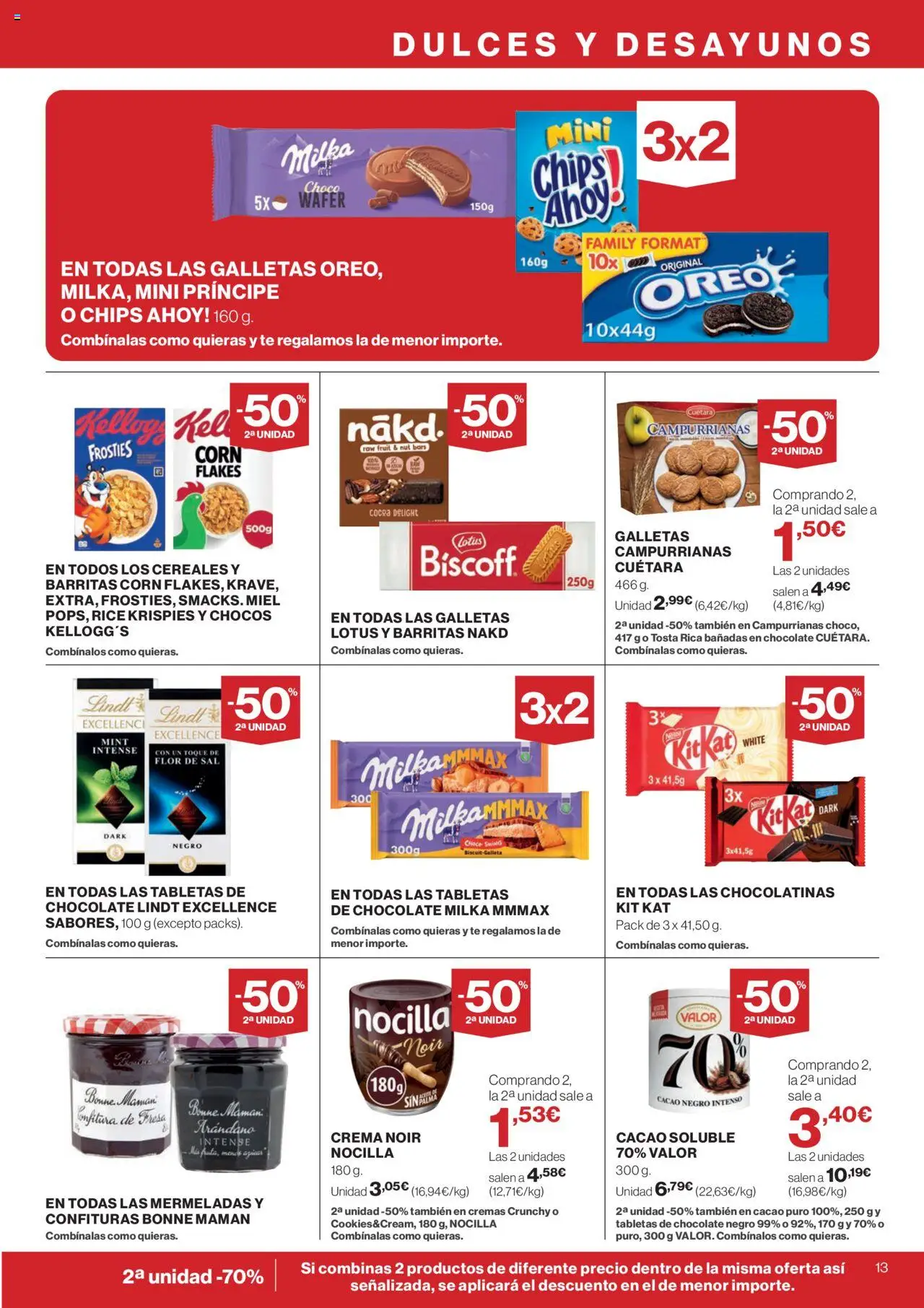Supercor folleto │ válido desde el 11.09.2025 | Página: 13 | Productos: Chocolate, Crema, Té, Cacao soluble