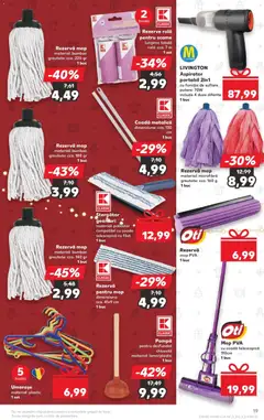 Ofertele Kaufland valabile de la 03.12.2025 | Pagină: 19 | Produse: Aspirator, Mop, Chiuvetă