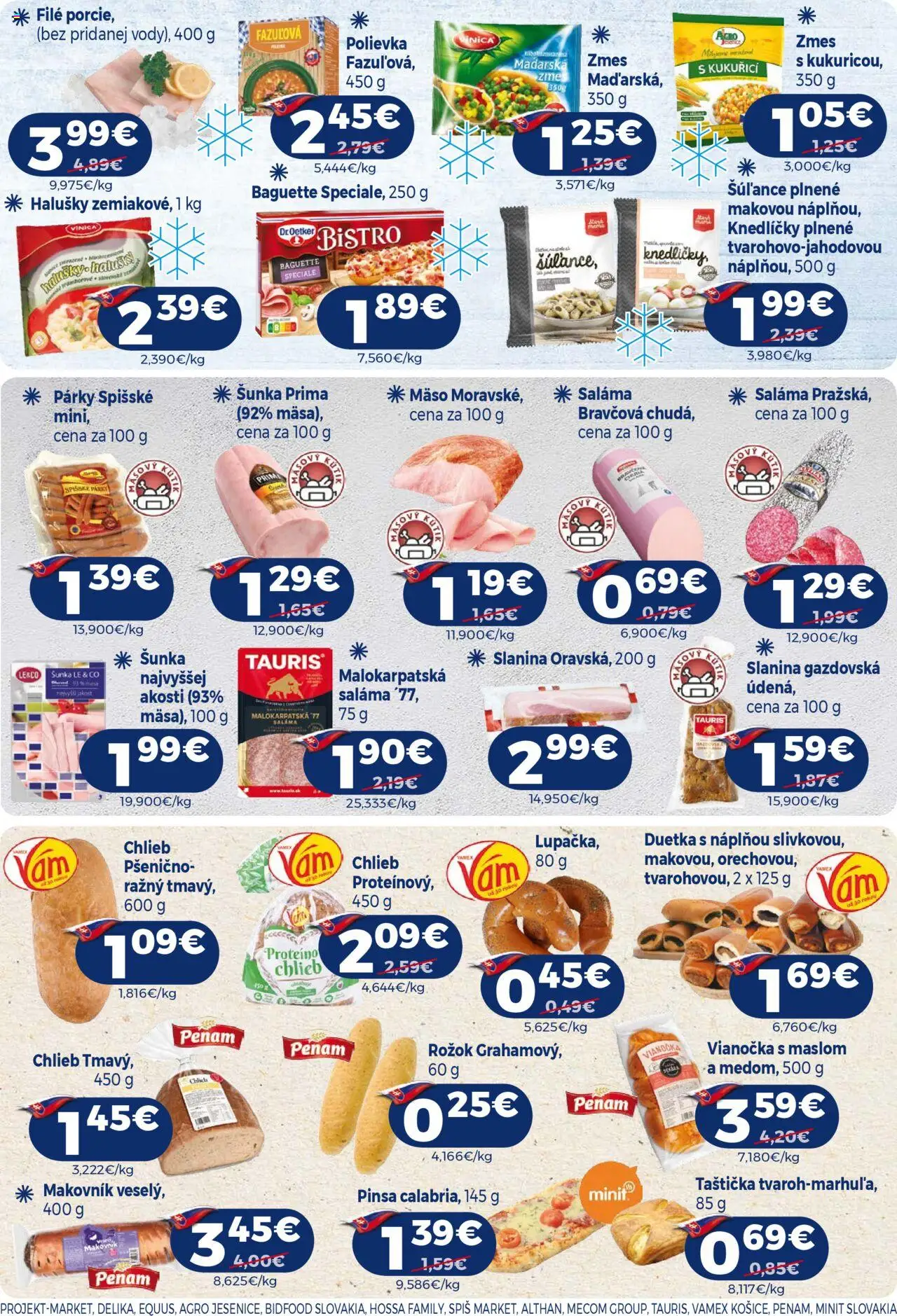 Nové Milk Agro akcie – leták je platný od 15.10.2025 | Strana: 5 | Produkty: Saláma, Šunka, Slanina, Párky