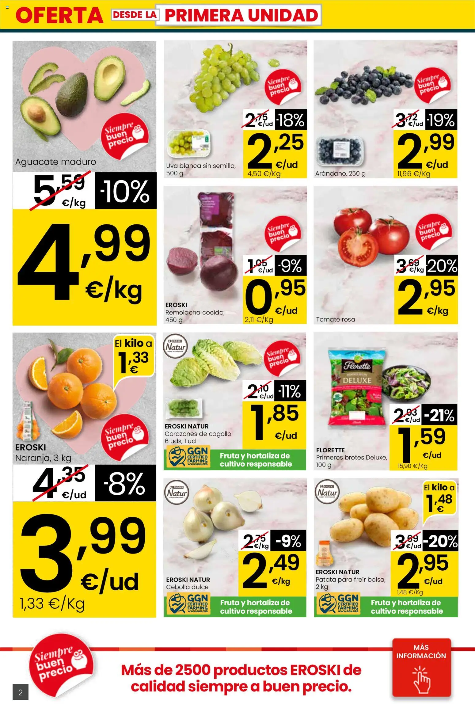 Eroski - Quieres ahorrar conmigo City │ válido desde el 26.03.2026 | Página: 2 | Productos: Παγωμένο τσάι