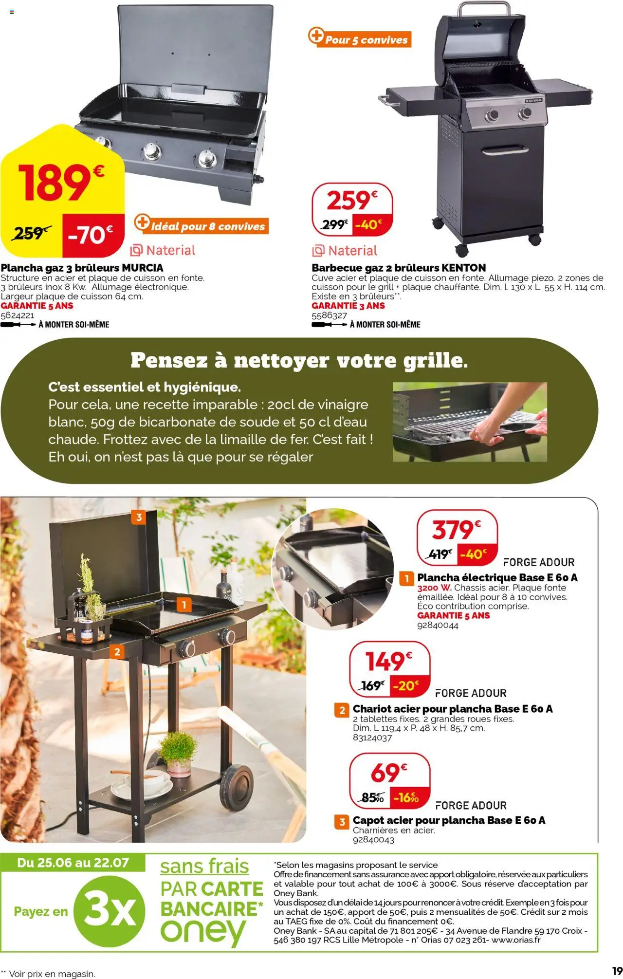  | Page: 19 | Produits: Plancha, Plancha électrique, Base, Vinaigre