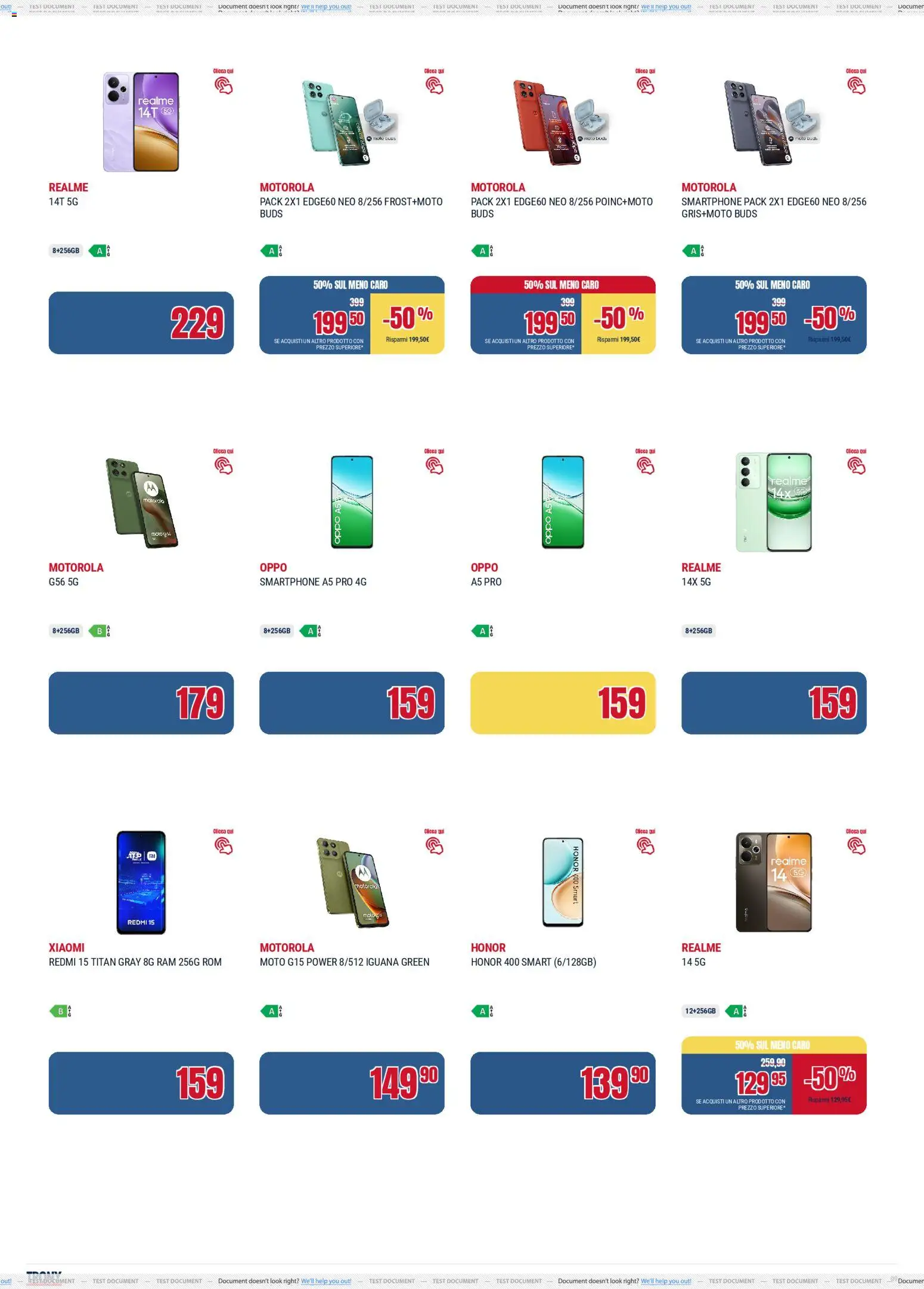 Volantino Trony del 04.12.2025 | Pagina: 9 | Prodotti: Xiaomi, Smartphone