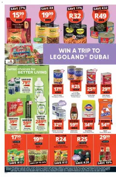 Checkers specials catalogue – valid from 06.10.2025 | Page: 6 | Products: Pilchards, Beans, Maize meal, Oil