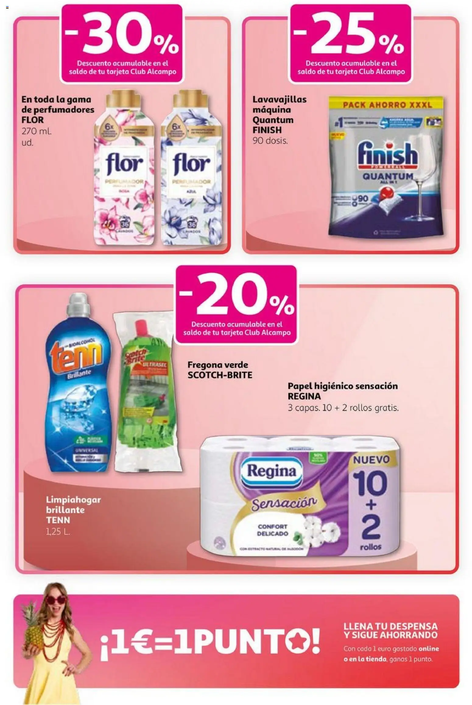 Alcampo - Club Nacional  │ válido desde el 23.10.2025 | Página: 18 | Productos: Papel higienico, Lavavajillas