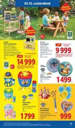 Lidl akciós újság - amely érvényes a következő dátumtól: 12.03.2026 | Oldal: 39