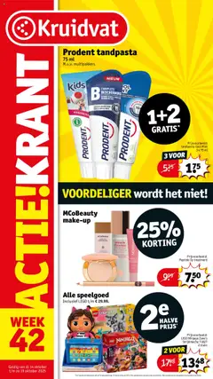 Kruidvat - Folder week 42 - Voorbeeld van een folder van Kruidvat, geldig van 14.10.2025
