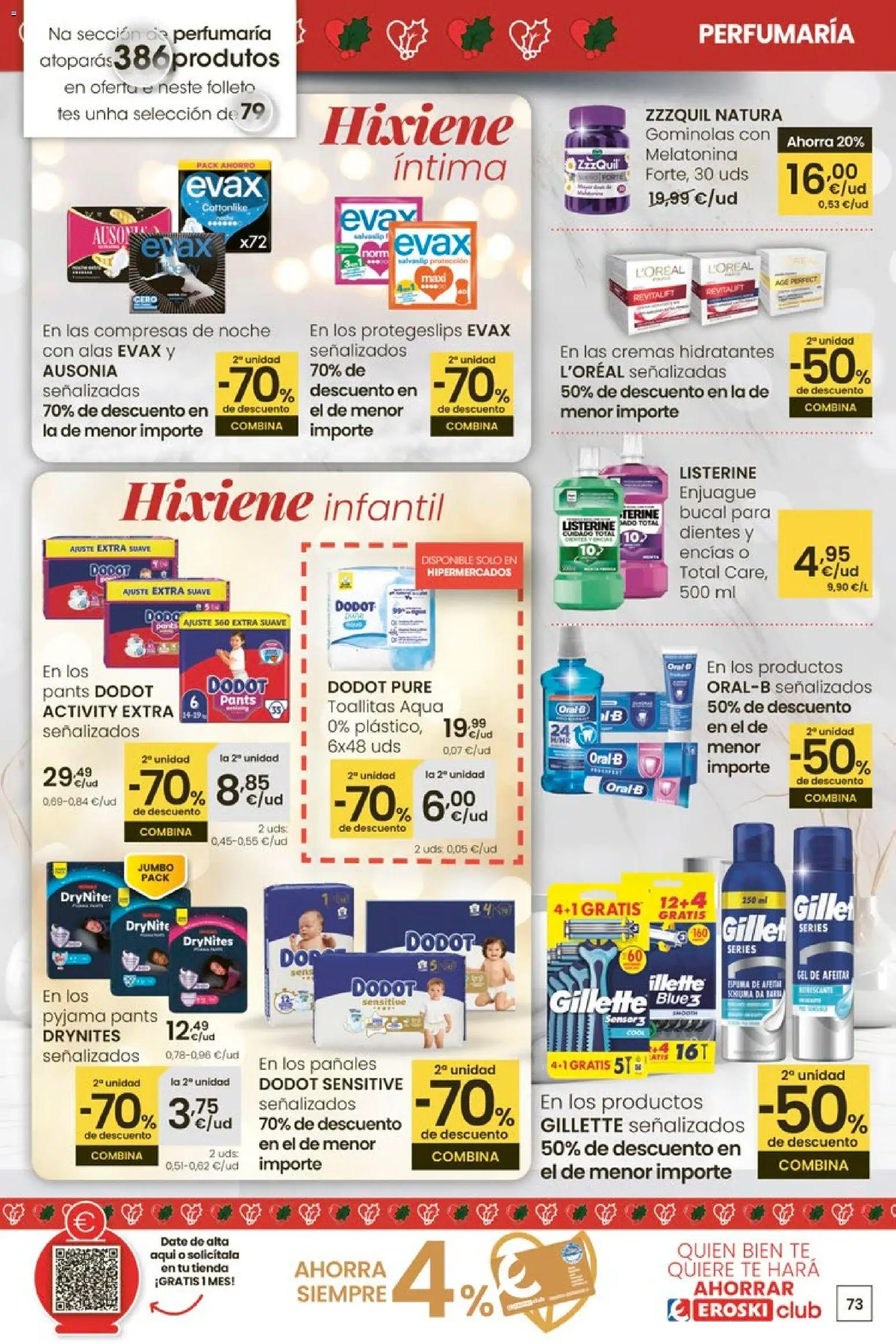 Eroski - Center │ válido desde el 18.12.2025 | Página: 73 | Productos: Gel de afeitar, Té, Γλυφιτζούρι