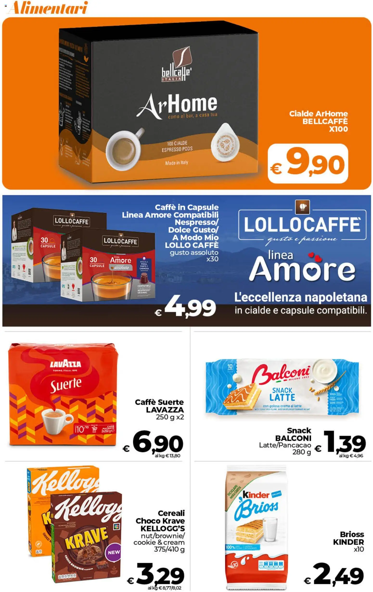 Volantino Ipercoop del 28.04.2026 | Pagina: 34 | Prodotti: Crema, Caffè, Latte, Lavazza