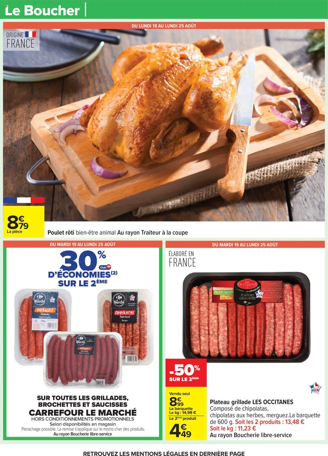  | Page: 20 | Produits: Merguez Veritables, Plateau, Merguez