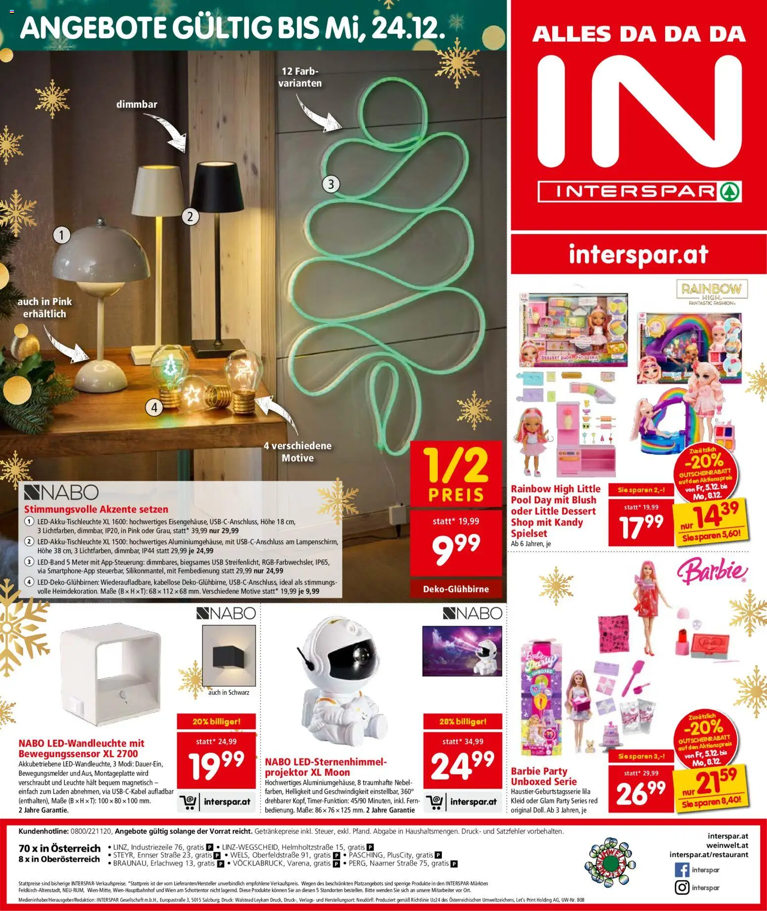 Interspar Flugblatt - Oberösterreich gültig ab 04.12.2025 | Seite: 20 | Produkte: Box