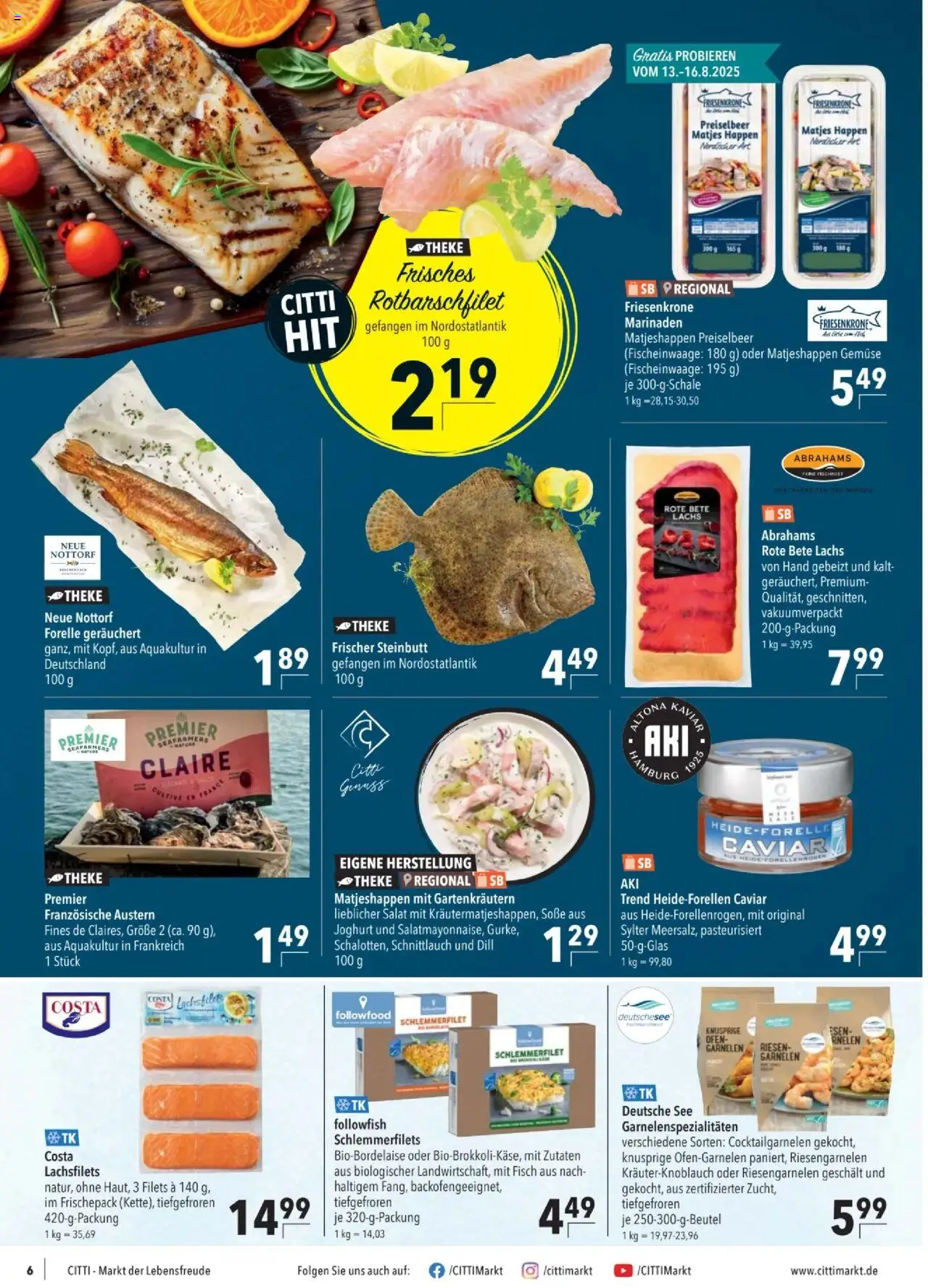 CITTI Tilbudsavis gyldig fra 13.08.2025 | Side: 6 | Produkter: Salat