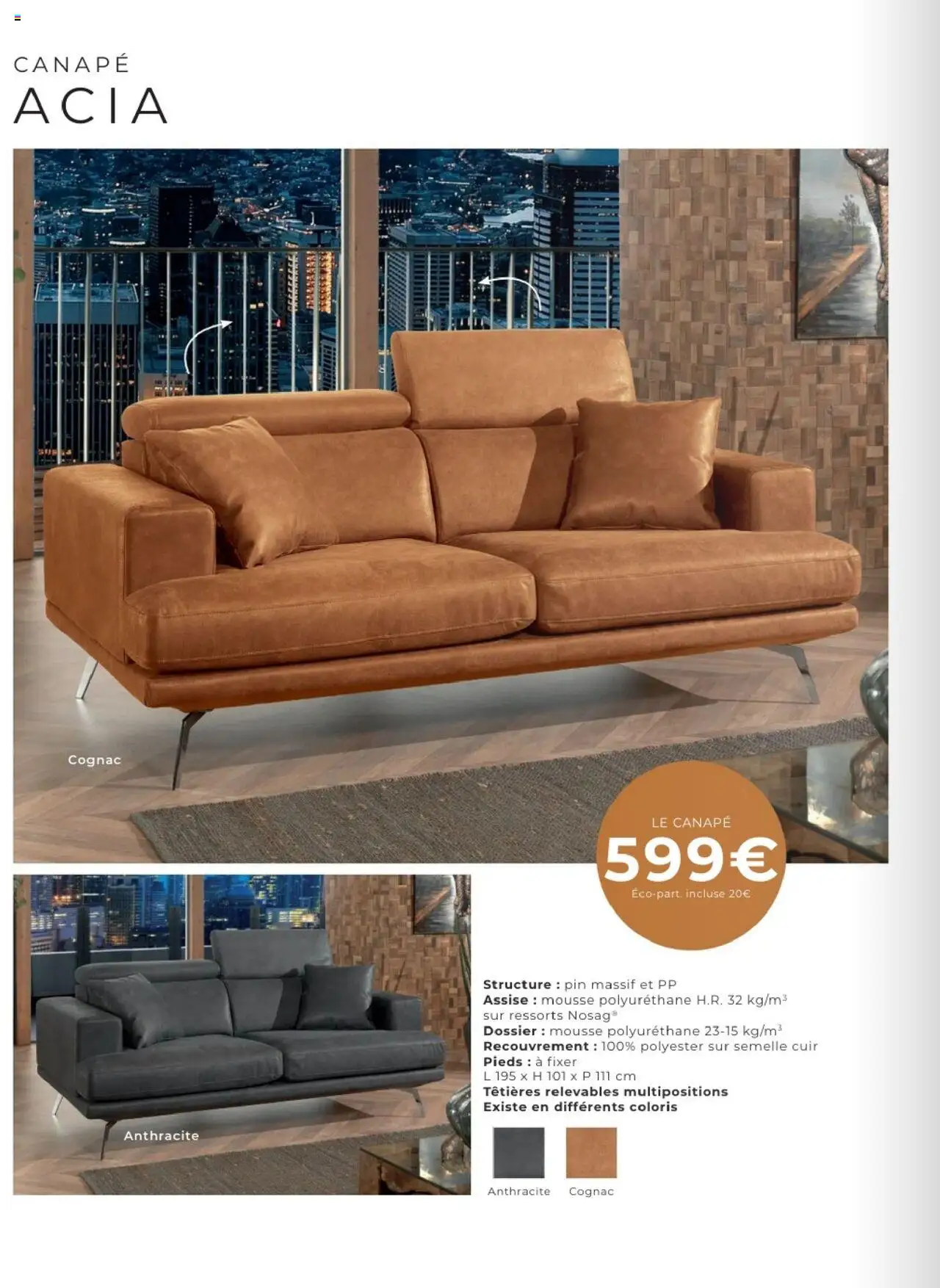 {H1} | Page: 4 | Produits: Mousse, Cognac, Canapé